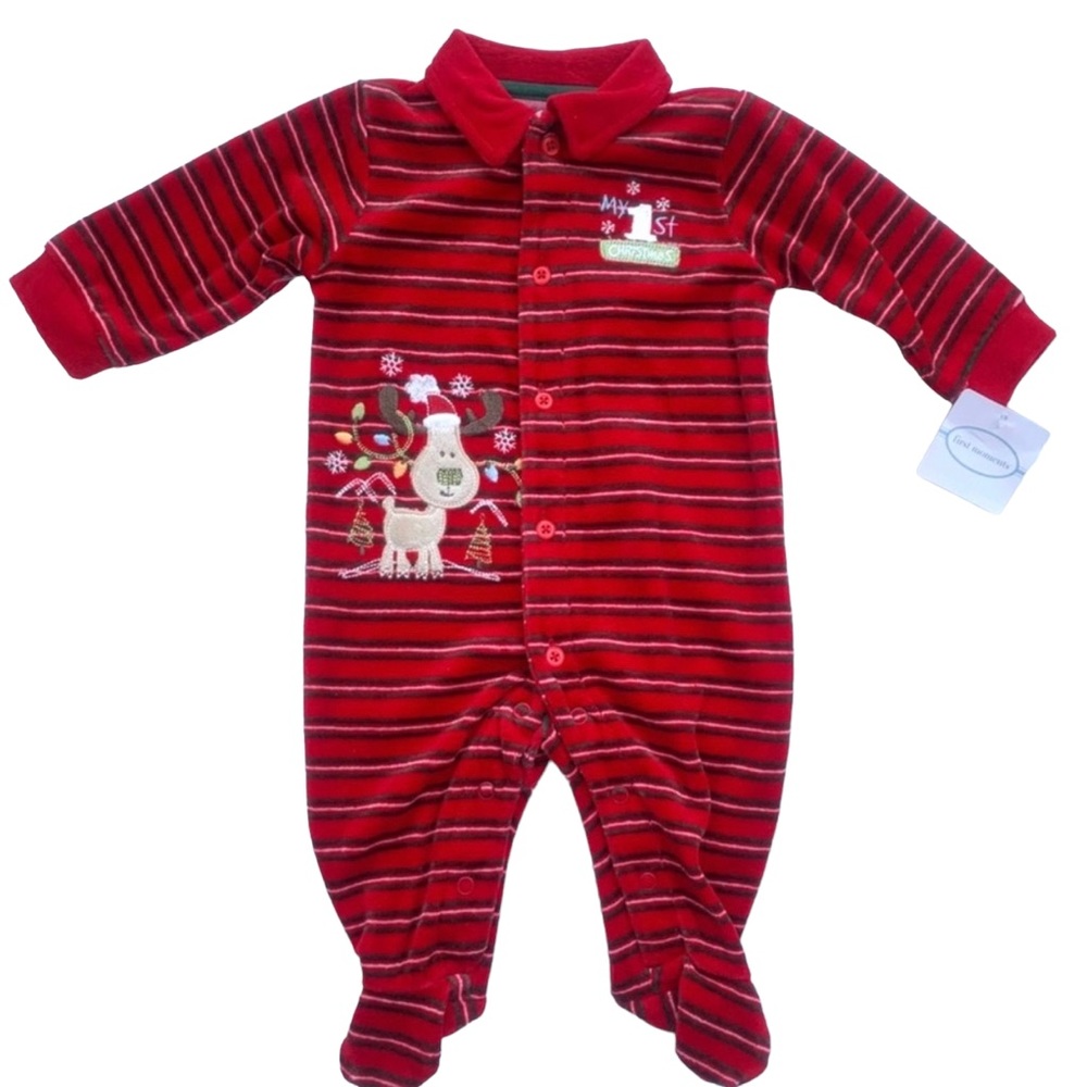 NWT First Months Infant “My First Christmas” Girl’s 0-3 months